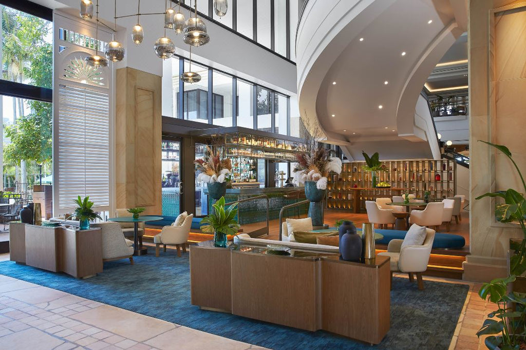 Furniture for the public areas of hotels