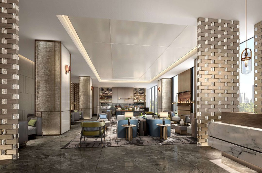 Furniture for the public areas of hotels