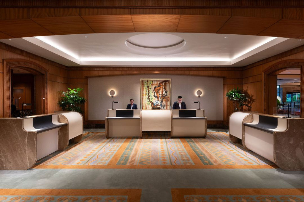 Furniture for the public areas of hotels