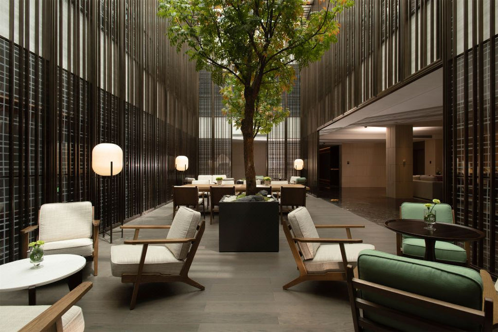 Furniture for the public areas of hotels